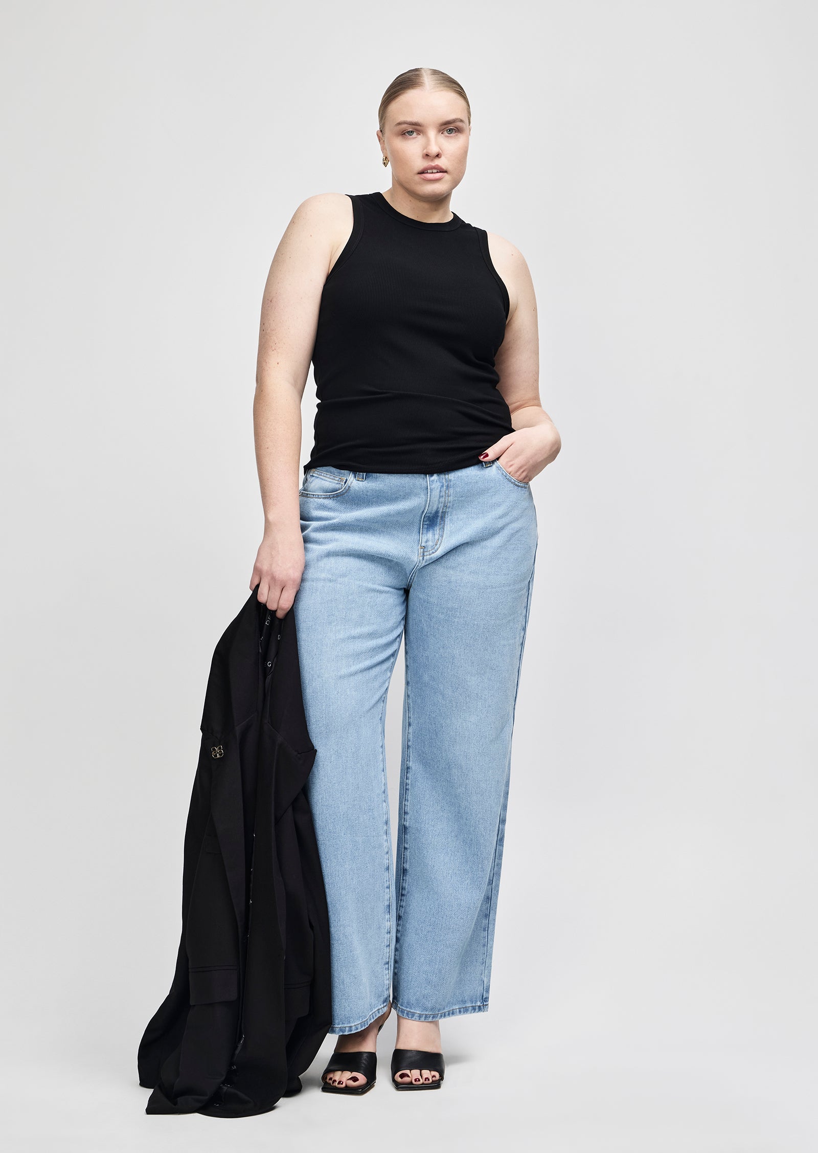 Henri High Waisted Straight Leg Jean