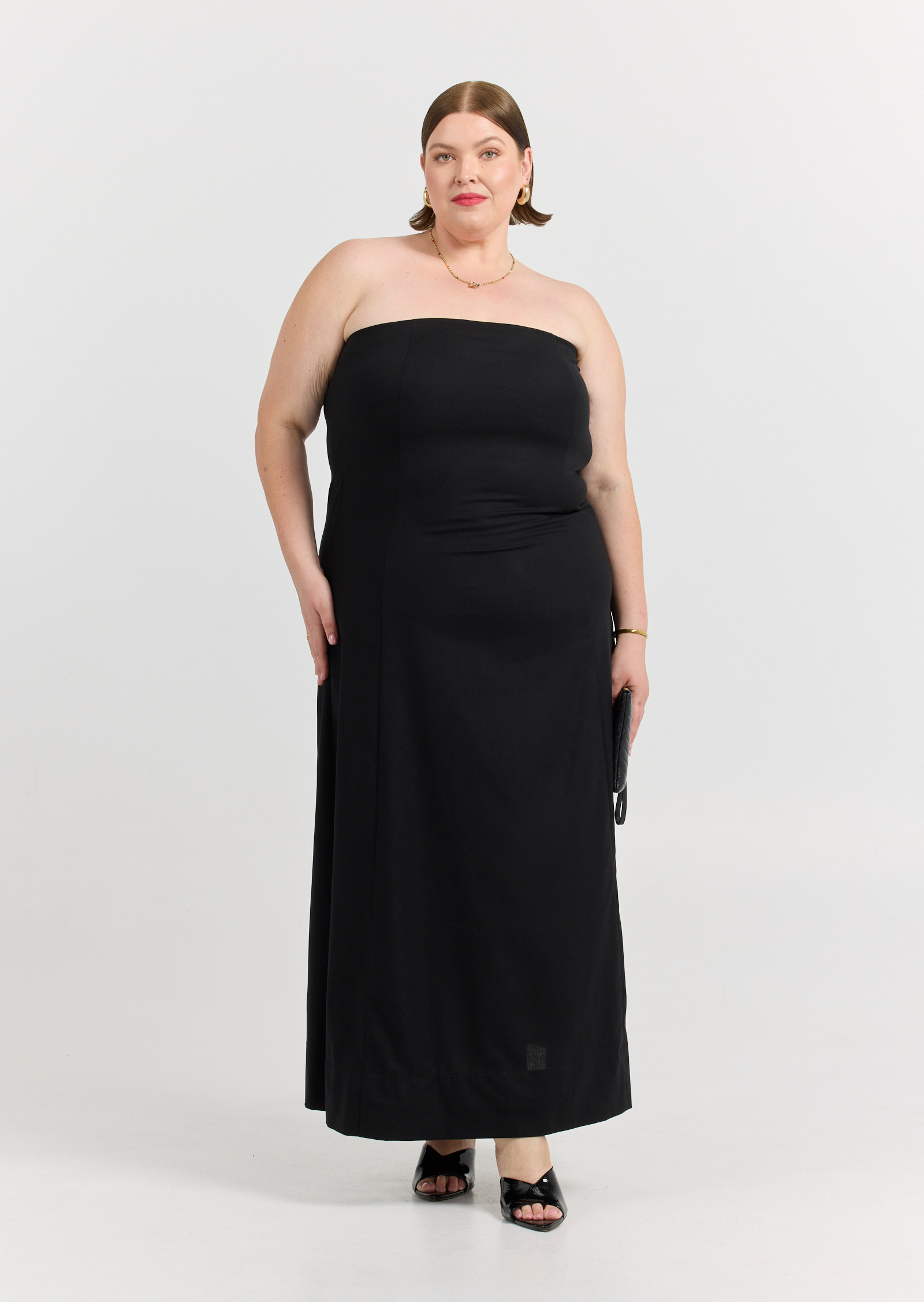 Jules Midi Strapless Dress
